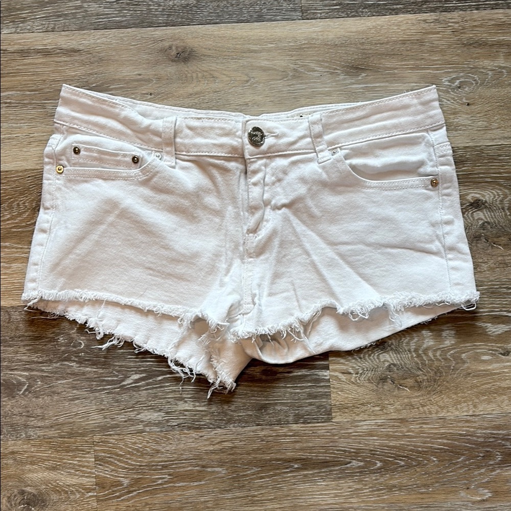 White Denim Women's Shorts